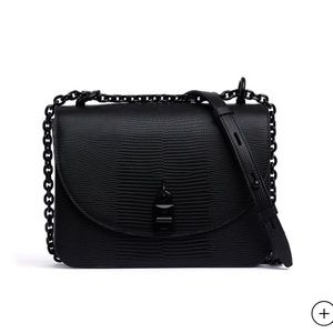 Rebecca Minkoff Love Too Crossbody circa 2020, crossbody black bag